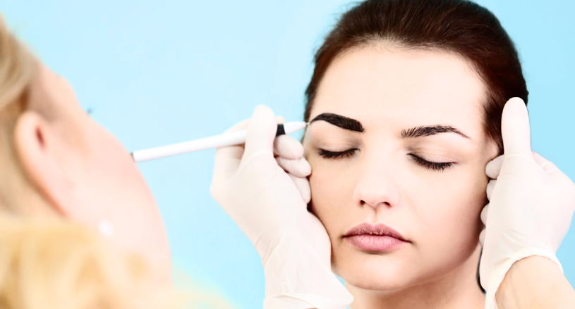 permanent makeup procedure